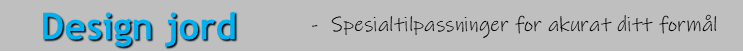 Designjord TEKST