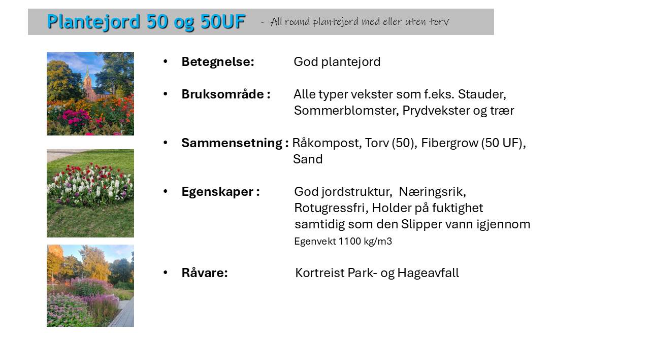 Plantejord 50 og 50UF